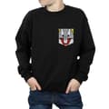 Miniatyrbild 3 av 5: Looney Tunes Pojkar Bugs Bunny Face Faux Pocket Sweatshirt