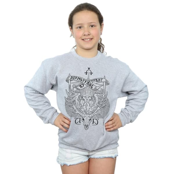 Harry Potter Sweatshirt med Durmstrang-institutets vapensköld för flickor