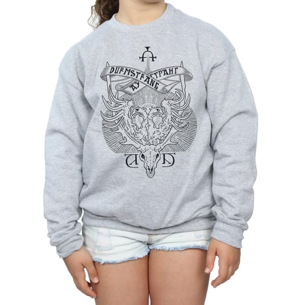 Harry Potter Sweatshirt med Durmstrang-institutets vapensköld för flickor
