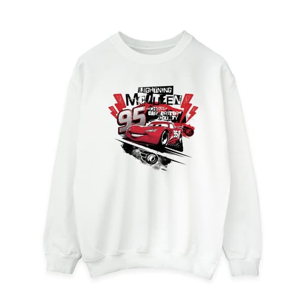 Disney Womens/Ladies Cars Lightning McQueen Collage Sweatshirt
