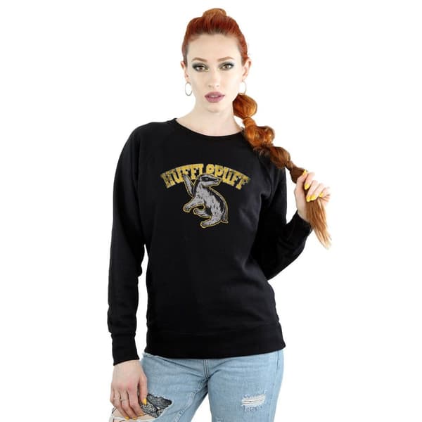 Harry Potter Womens/Ladies Hufflepuff Sport Emblem Sweatshirt
