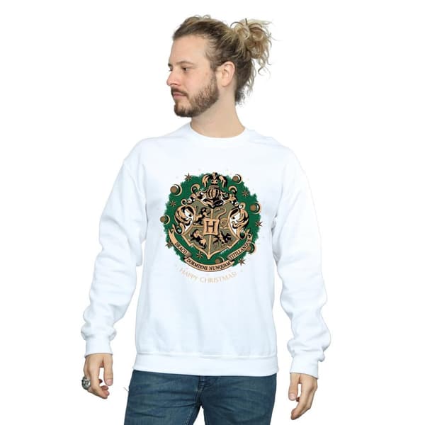 Harry Potter Mens Christmas Wreath Sweatshirt