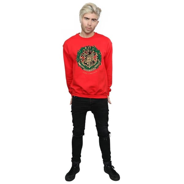 Harry Potter Mens Christmas Wreath Sweatshirt