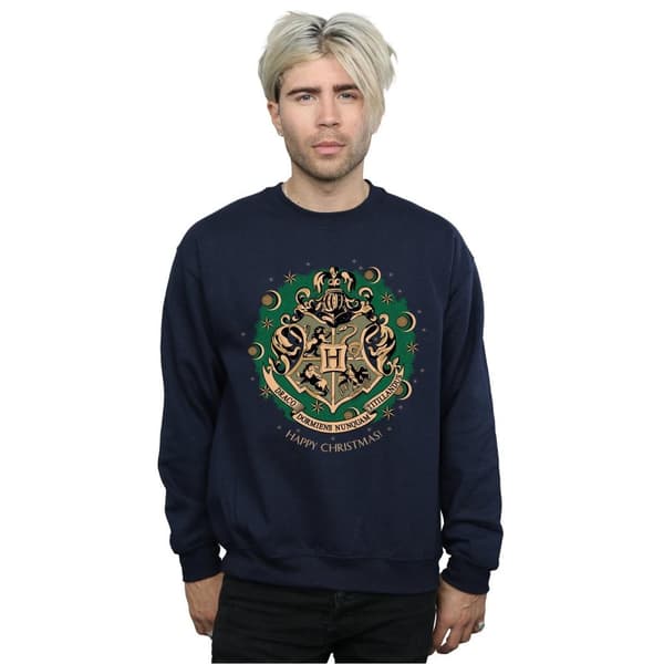 Harry Potter Mens Christmas Wreath Sweatshirt