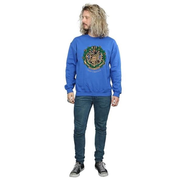 Harry Potter Mens Christmas Wreath Sweatshirt