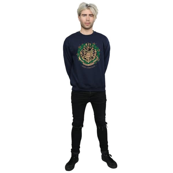 Harry Potter Mens Christmas Wreath Sweatshirt