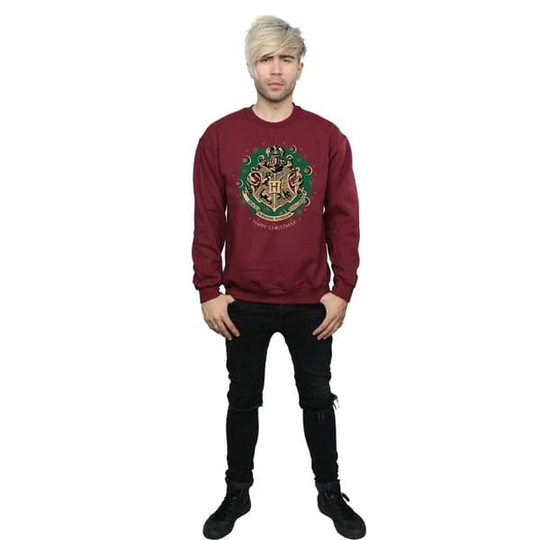 Harry Potter Mens Christmas Wreath Sweatshirt