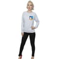 Miniatyrbild 4 av 5: Looney Tunes Dam/Tjej Road Runner Face Sweatshirt med fuskficka