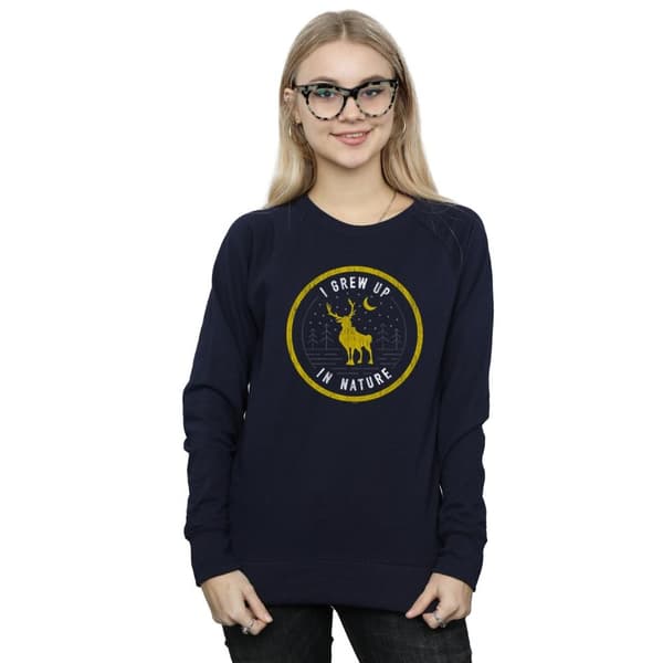 Disney Womens/Ladies Frozen 2 Sven I Grew Up In Nature Sweatshirt