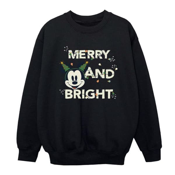 Disney Boys Mickey Mouse Merry & Bright Sweatshirt