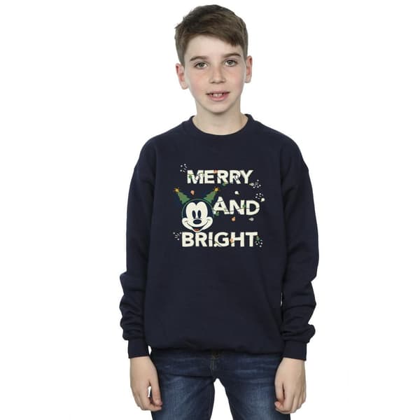 Disney Boys Mickey Mouse Merry & Bright Sweatshirt