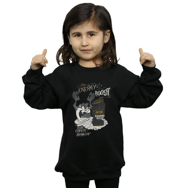 Looney Tunes Girls Taz Energy Boost Sweatshirt