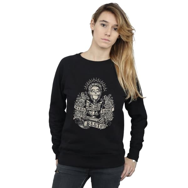 Disney Womens/Ladies Coco Mama Knows Best Sweatshirt