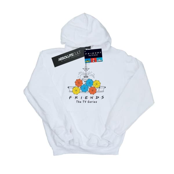 Friends Mens Fountain And Umbrellas Hoodie
