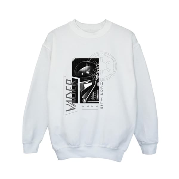 Star Wars Boys Obi-Wan Kenobi Sith SciFi Collage Sweatshirt White 3-4 Years