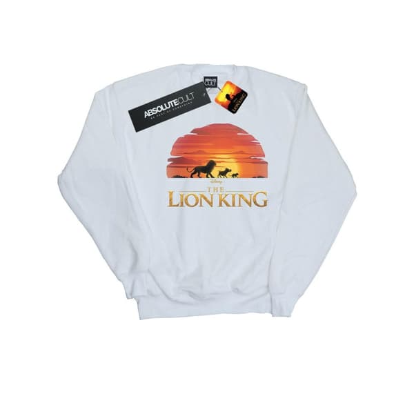 Disney Mens The Lion King Movie Sunset Logo Sweatshirt