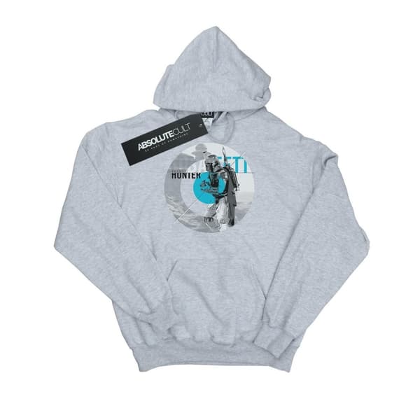 Star Wars Mens Boba Fett Bounty Hunter Circle Hoodie