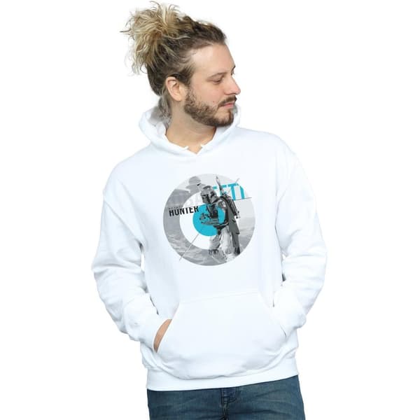 Star Wars Mens Boba Fett Bounty Hunter Circle Hoodie