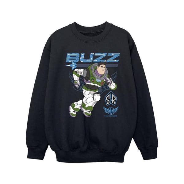Disney Girls Lightyear Buzz Run To Action Sweatshirt