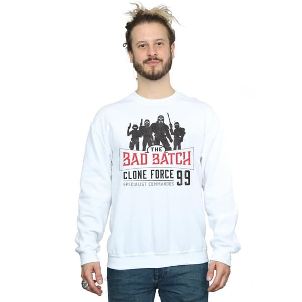 Star Wars Sweatshirt - The Bad Batch Clone Force 99 för herrar