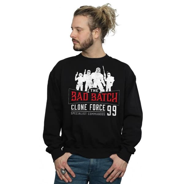Star Wars Sweatshirt - The Bad Batch Clone Force 99 för herrar