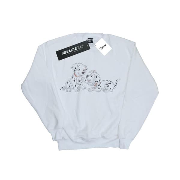 Disney Girls 101 Dalmatiner Akvarell Vänner Sweatshirt