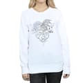 Miniatyrbild 3 av 5: Harry Potter Dam/Tjej - Thestral Line Art - Sweatshirt