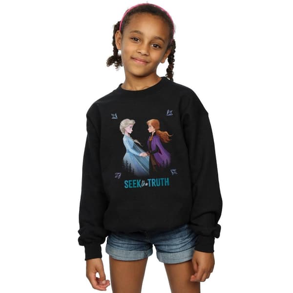 Disney Girls Frozen 2 Elsa And Anna Seek The Truth Sweatshirt