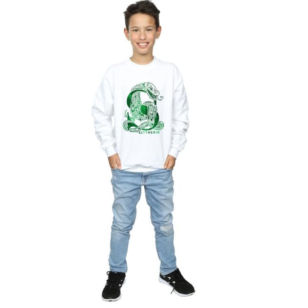 Harry Potter Boys Slytherin Snake Sweatshirt