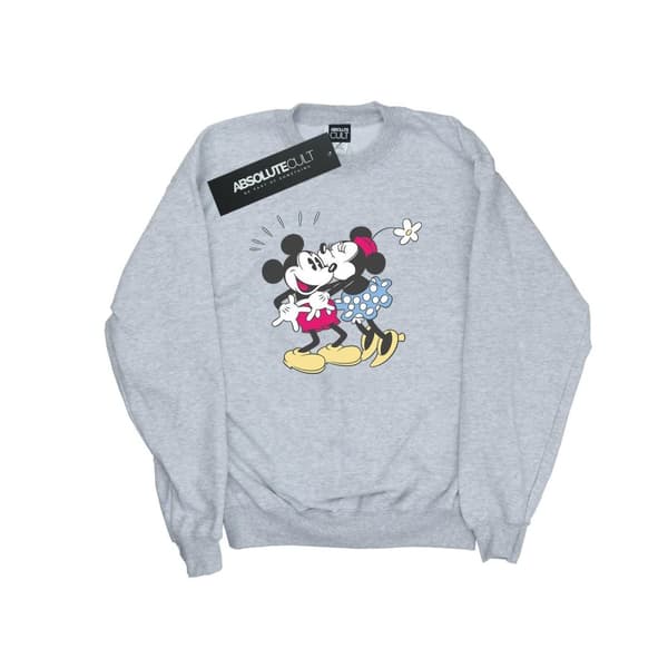 Disney Pojkar Musse och Mimmi Pigg Kiss Sweatshirt Sports Grey 7-8 Years