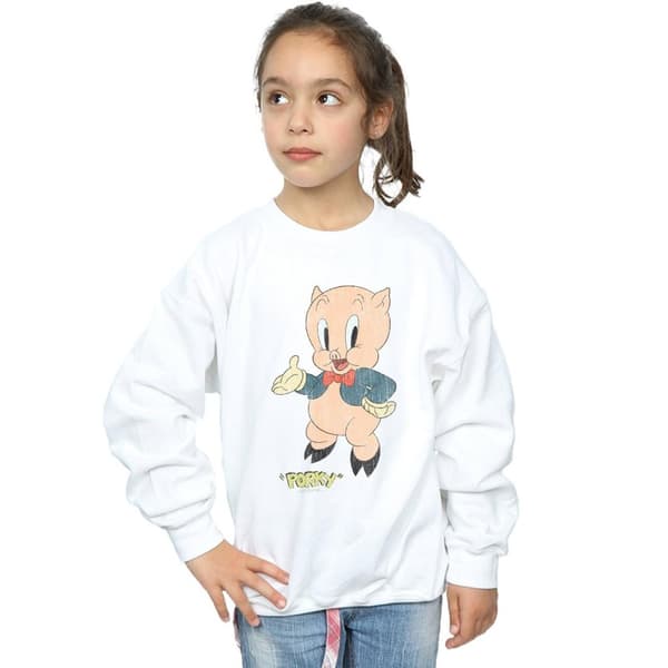 Looney Tunes Sweatshirt med tryck från Porky Pig för flickor