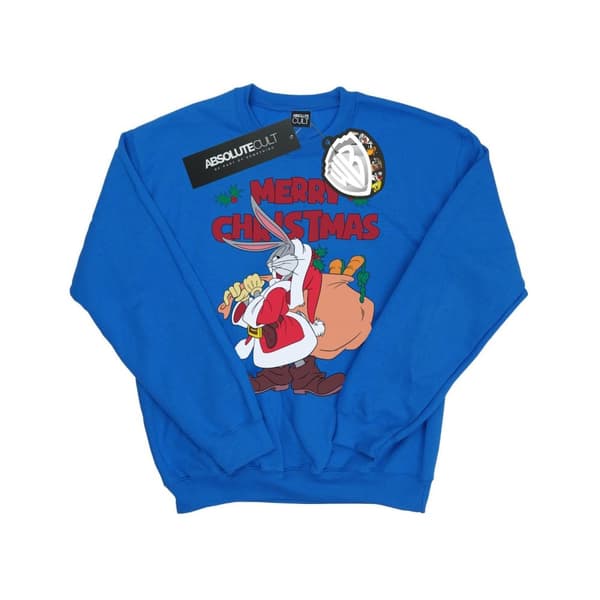 Looney Tunes Girls Santa Bugs Bunny Sweatshirt