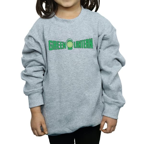 DC Comics Girls Green Lantern Text Logo Sweatshirt