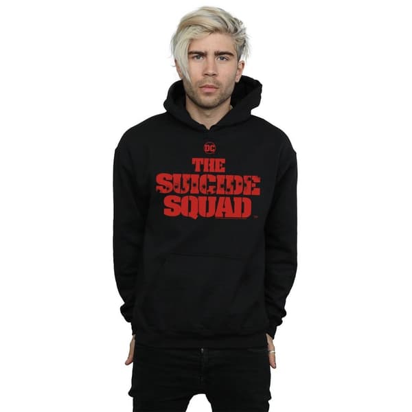 DC Comics Mens The Suicide Squad Movie Logo Hoodie