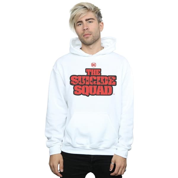 DC Comics Mens The Suicide Squad Movie Logo Hoodie