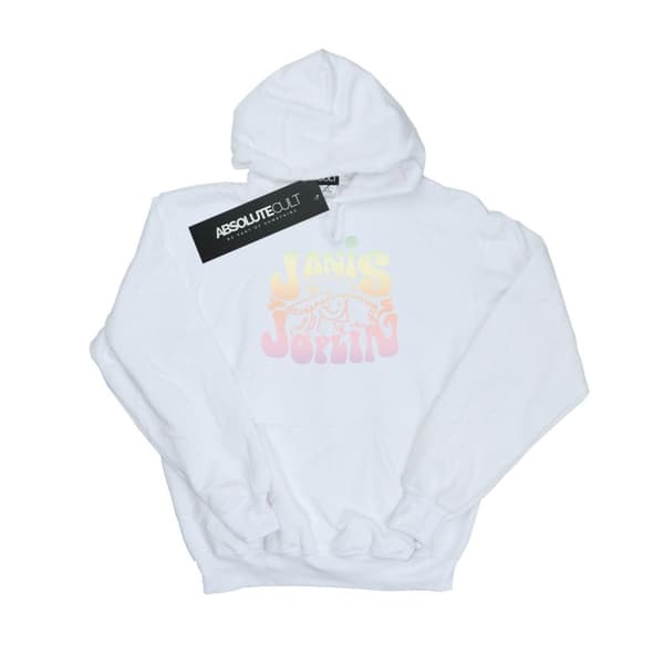 Janis Joplin Mens Pastel Logo Hoodie