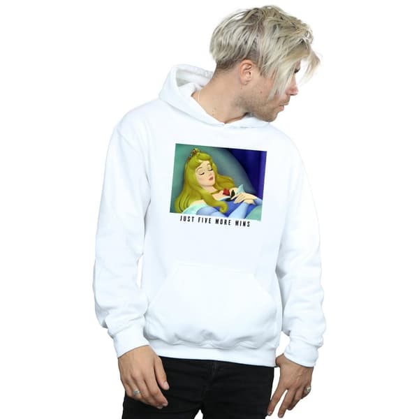 Disney Princess Mens Sleeping Beauty Five More Minutes Hoodie