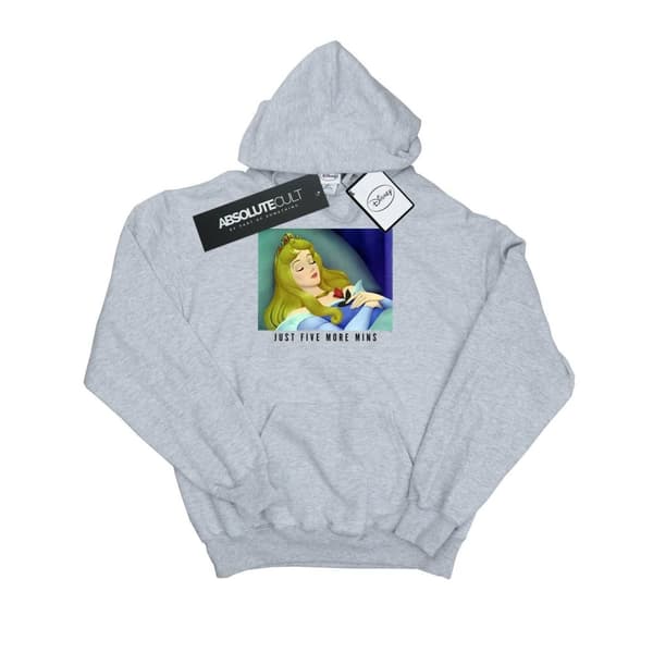 Disney Princess Mens Sleeping Beauty Five More Minutes Hoodie