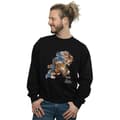 Miniatyrbilde 2 av 3: Disney Mens Beauty And The Beast Beast Sketch Sweatshirt