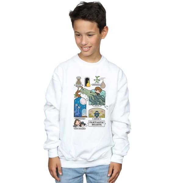 Fantastic Beasts Boys Chibi Newt Sweatshirt