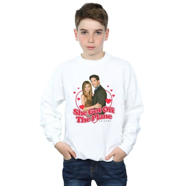 Friends Boys She Got Off The Plane Sweatshirt
