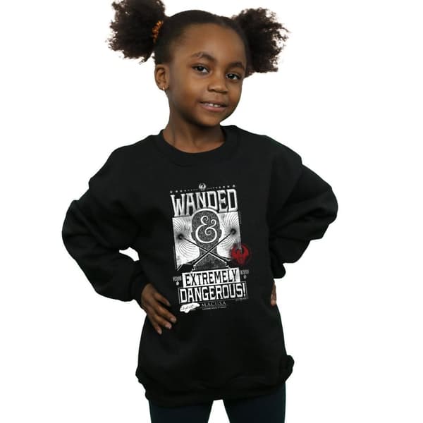 Fantastic Beasts Girls Wanded And Extremely Dangerous Sweatshirt