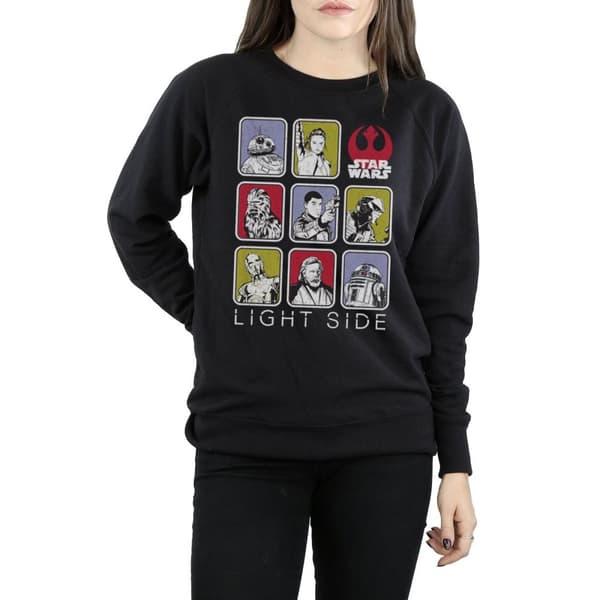 Star Wars Dam/Tjej The Last Jedi - Sweatshirt med flera karaktärer