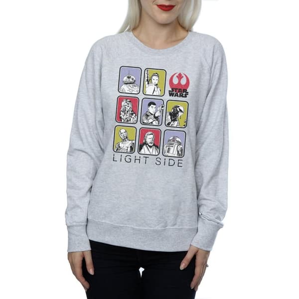 Star Wars Dam/Tjej The Last Jedi - Sweatshirt med flera karaktärer