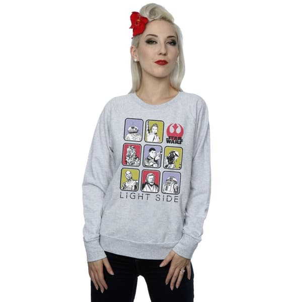 Star Wars Dam/Tjej The Last Jedi - Sweatshirt med flera karaktärer