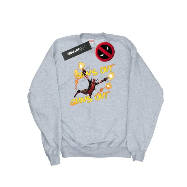Marvel Dam/Tjej Deadpool Sun´s Out Guns Out Sweatshirt