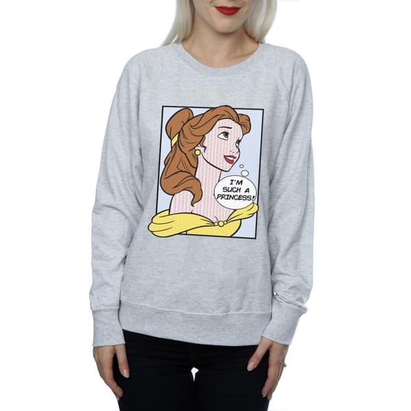 Disney Princess Womens/Ladies Belle Pop Art Sweatshirt