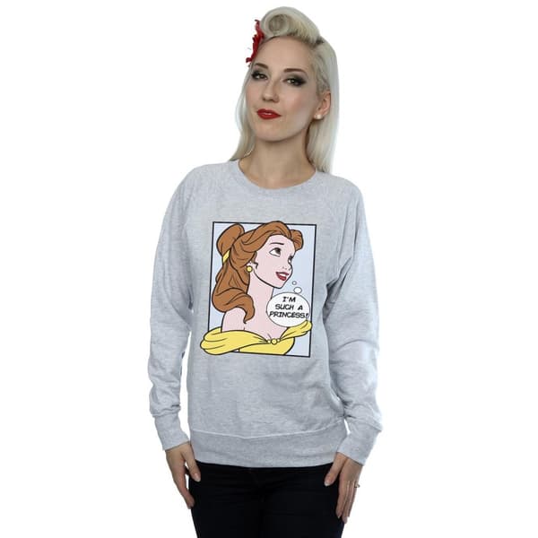 Disney Princess Womens/Ladies Belle Pop Art Sweatshirt