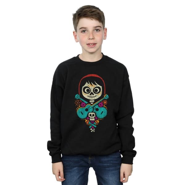 Disney Boys Coco Miguel Crossed Guitars Sweatshirt