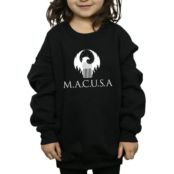 Fantastic Beasts Girls MACUSA Logo Sweatshirt